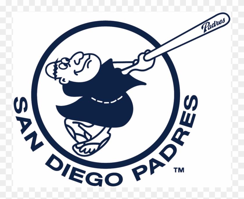 San Diego Padres Logos Iron On Stickers And Peel-off - Vintage San Diego Padres Logo Clipart #6049696