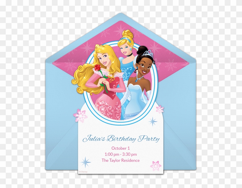 Disney Princess Winter Online Invitation - Doll Clipart #6049950