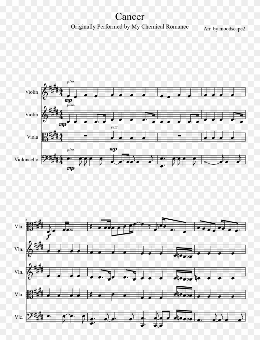 My Chemical Romance - Percy Jackson Sheet Music Clipart #6050246