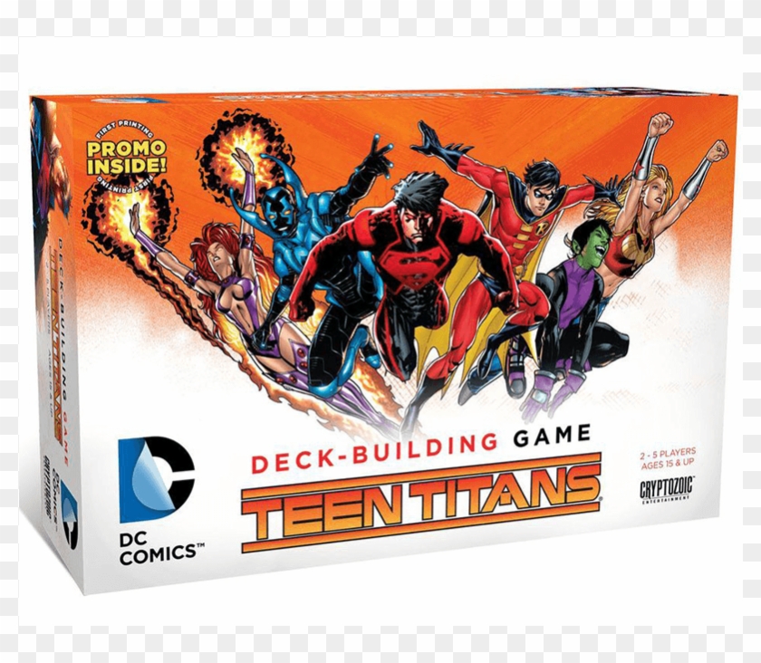 Dc Comics Deck-building Game - Teen Titans Deck Building Game Clipart