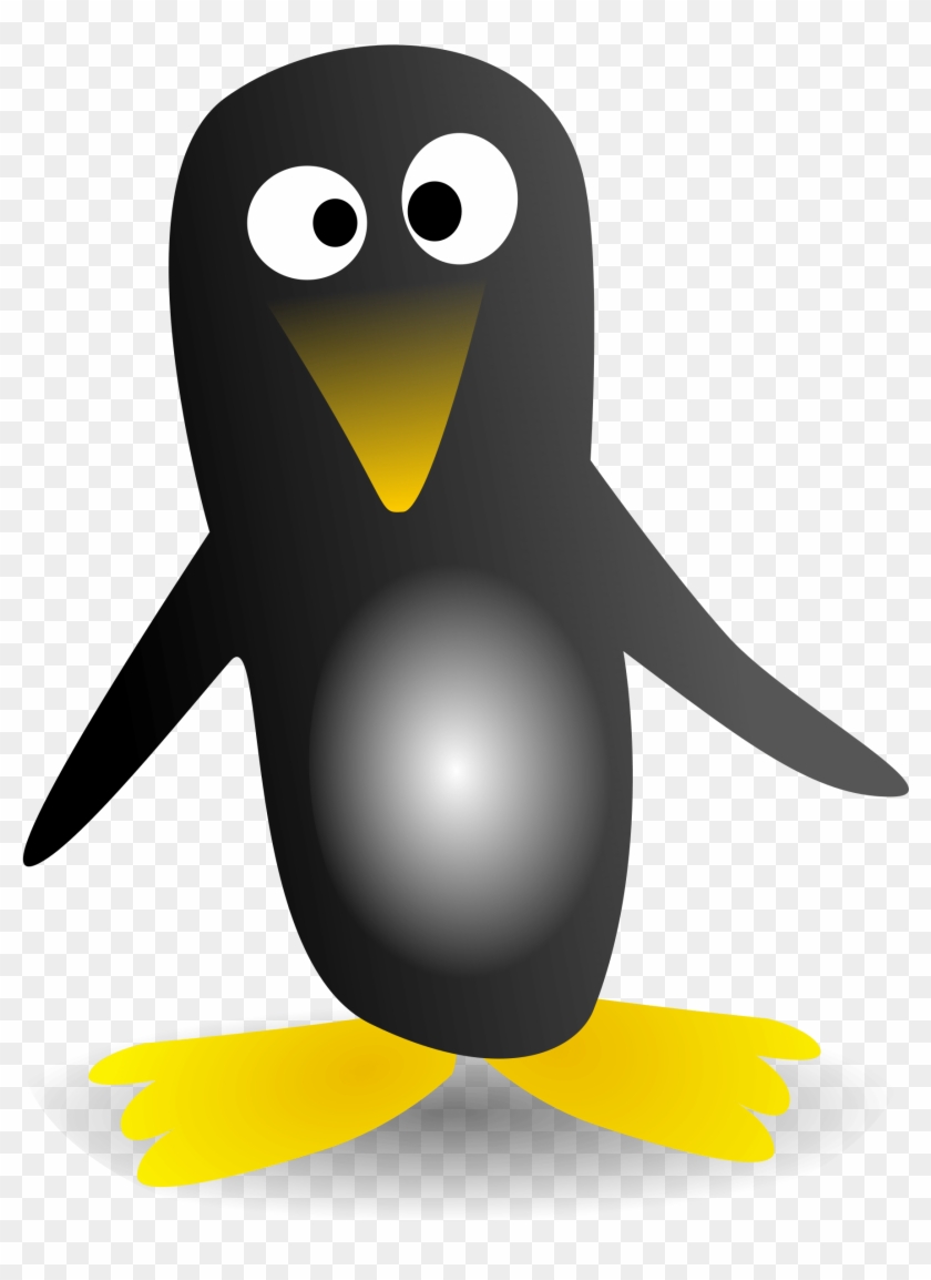 This Free Clipart Png Design Of Penguin Clipart - Transparent Penguin Cartoon Background #6050474
