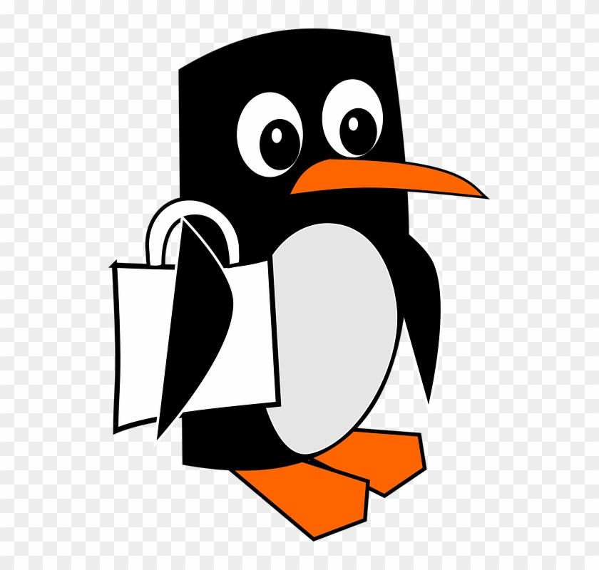 Penguin, Clipart, Animal, Drawn, Cartoon, Funny - Clipart Dyr - Png Download