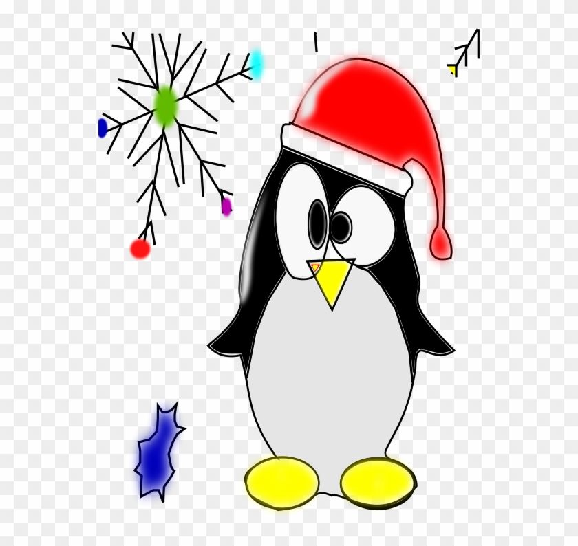 Free Clipart Linux Penguin Juan David - Christmas Penguin Clip Art - Png Download