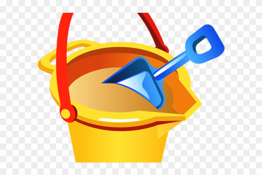 Beach Ball Clipart Pail And Shovel - Transparent Background Beach Clipart - Png Download