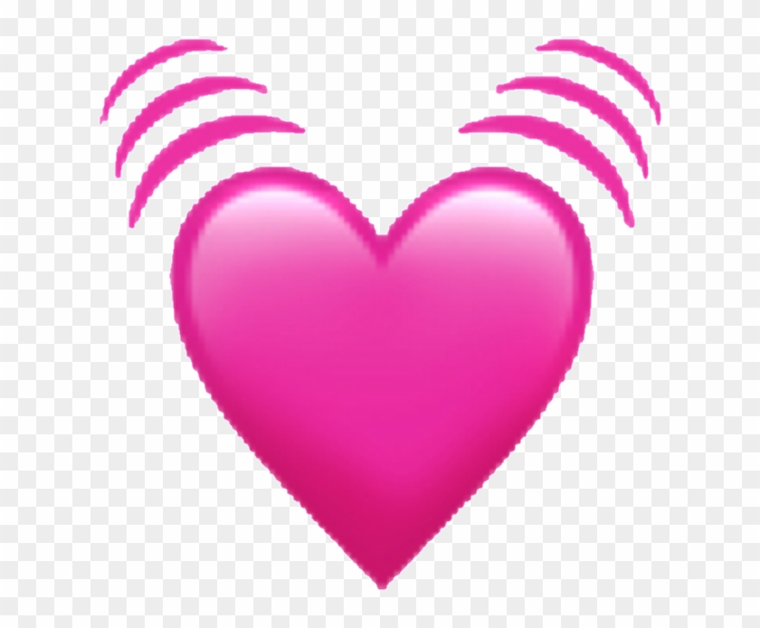 Emoji Sticker - Transparent Background Pink Heart Emoji Clipart #6050854