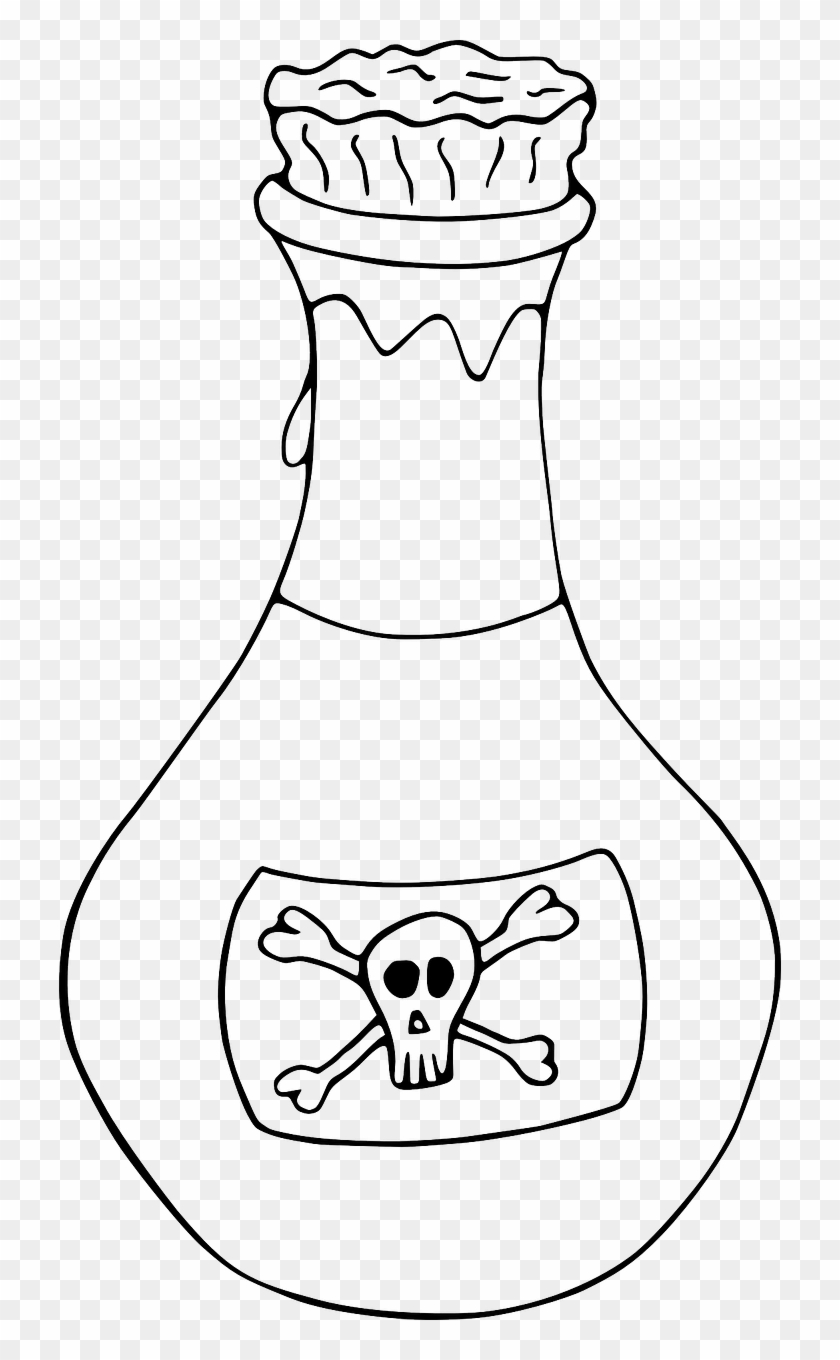 Poison Bottle Jar Free Picture - Poison Bottle Clip Art - Png Download #6055427
