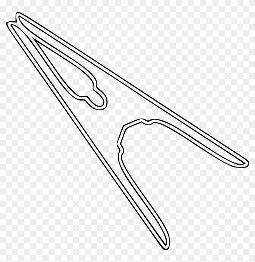 Outline Image Of Peg Clipart