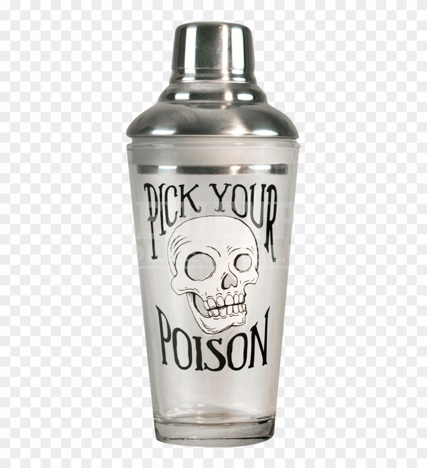Pick Your Poison Cocktail Shaker - Steampunk Bar Shakers Clipart