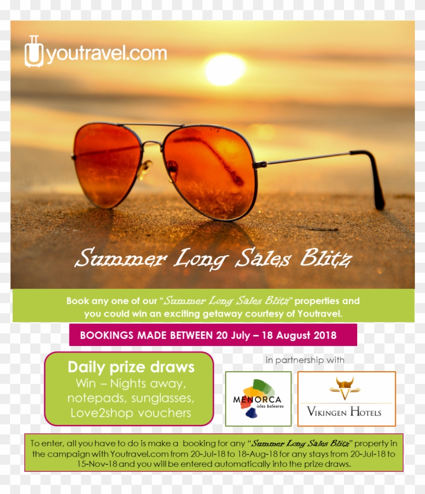 Now That Summer Is In Full Swing, School Holiday Has - Sunglasses Background Clipart