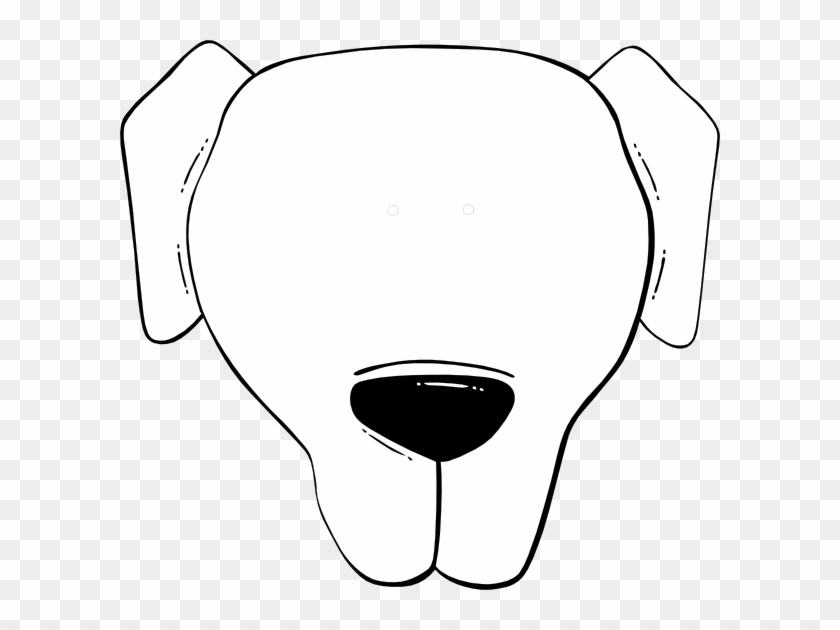 Png Download Flp Face Clip Art At Clker Com - Dog's Nose Clipart Transparent Png #6056053