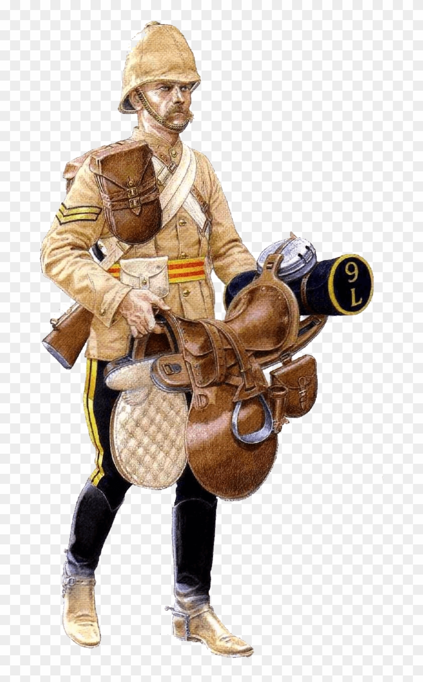 Капрал 9 Уланского Полка, Афганистан, 1880 Год - British Victorian Cavalry Uniforms Clipart