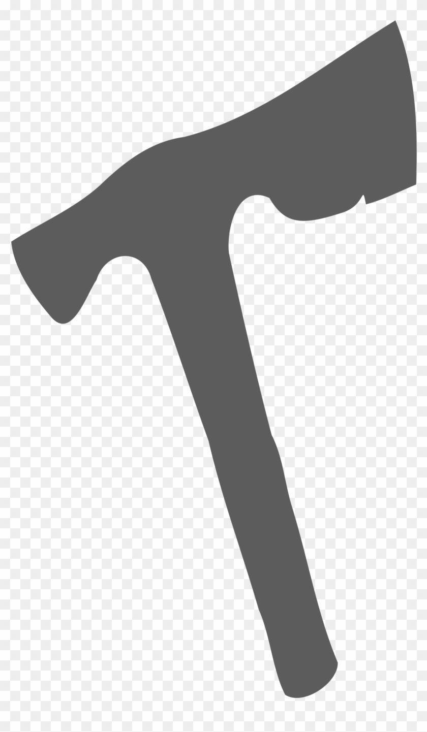 This Free Icons Png Design Of Silhouette Outil 09 - Cleaving Axe Clipart