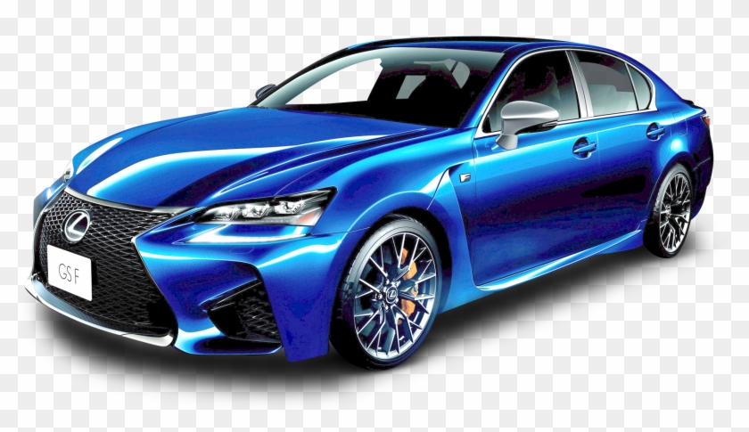 Download Lexus Gs Blue Car Png Image - Blue Car Png Clipart #610029