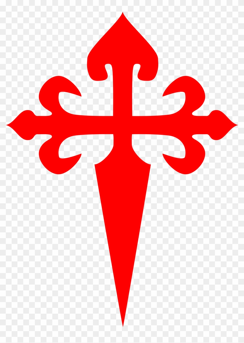 Cross Of Saint James - Saint James The Greater Cross Clipart #610114