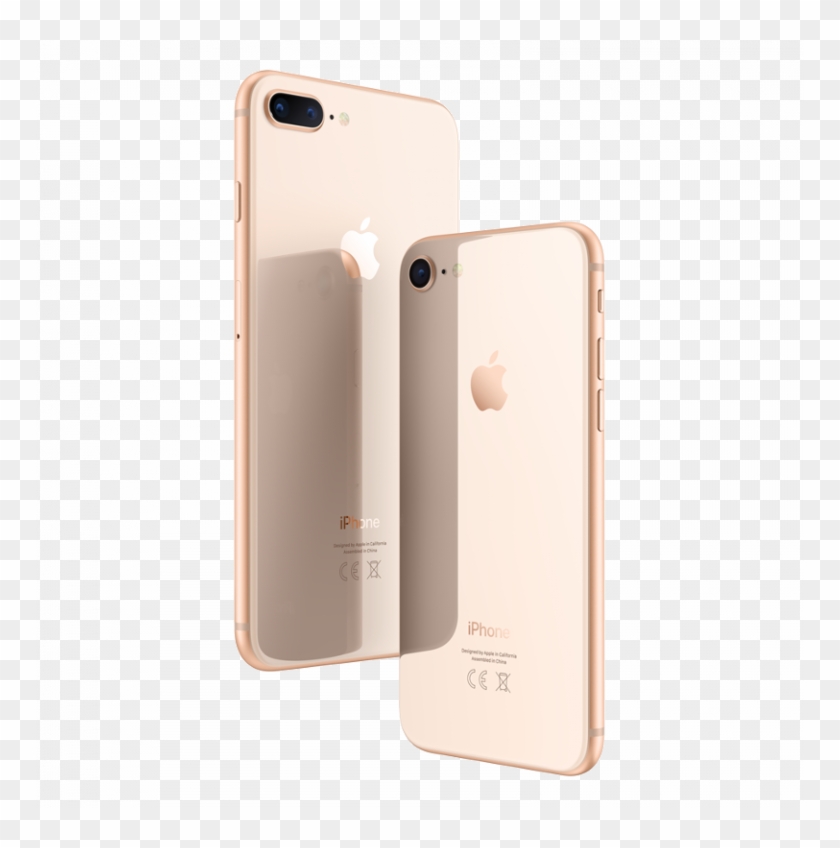 Iphone 8 Clipart Apple Iphone 8 Plus Iphone X Apple - Iphone 8 Plus Gold - Png Download