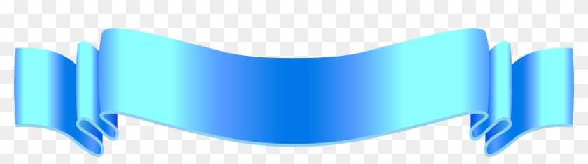 Ribbon Banner Blue Png Clipart
