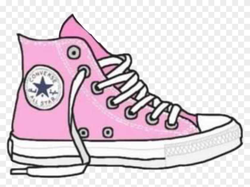 Converse Pink Tumblr - Png Converse Clipart #610500