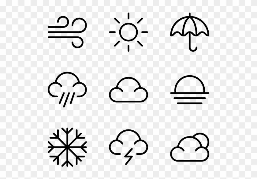 Weather - Cute Moon Icon Transparent Background Clipart