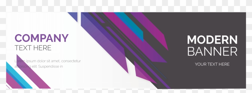 Background Modern Banner Purple Vector Format Cdr, - Graphic Design Clipart #610665