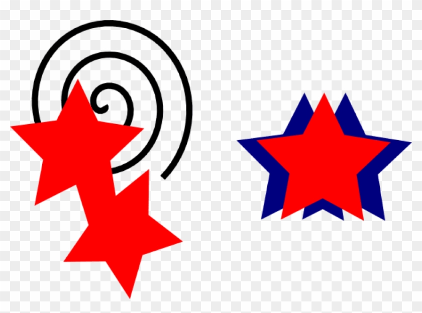 Free Png Download Red And Blue Stars Png Images Background - Blue And Red Stars Png Clipart