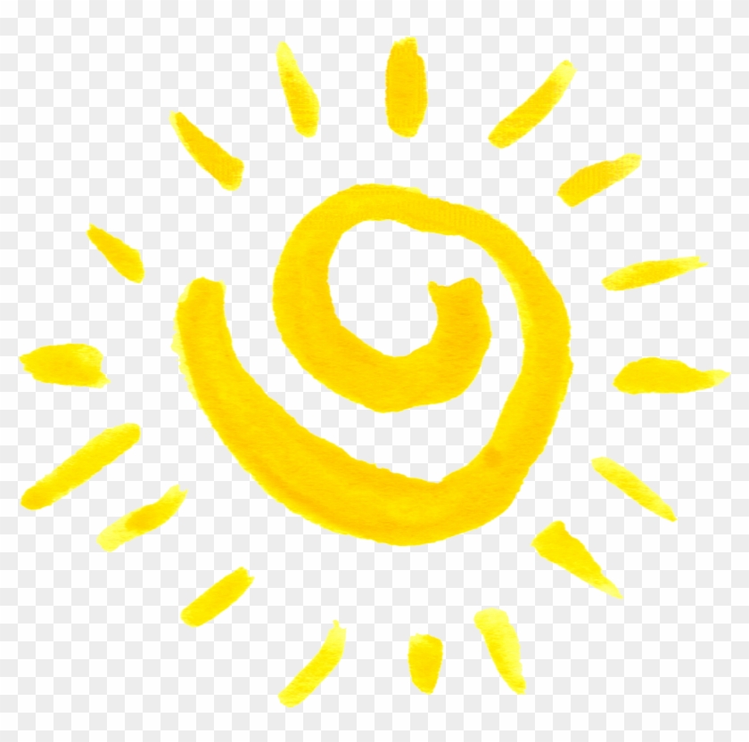 Free Download - Heart Shaped Sun Clipart - Png Download