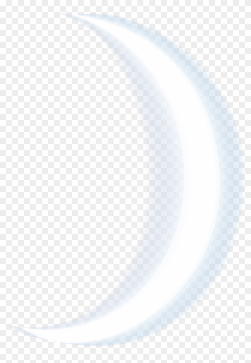 White Crescent Moon Png , Png Download Clipart