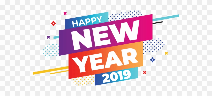 Download - Happy New Year 2019 Banner Png Clipart #610938