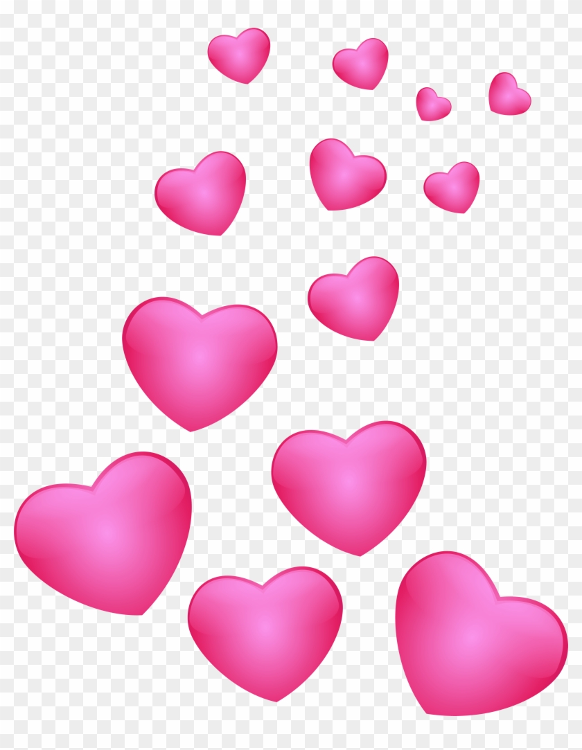 Free Clipart Pink Heart - Png Download #611173