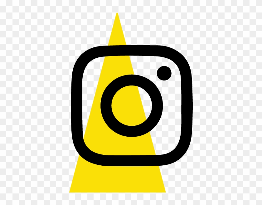 Instagram Icon Avalong Exchange Yellow Triangle Logo - Instagram Yellow Icon Clipart #611176