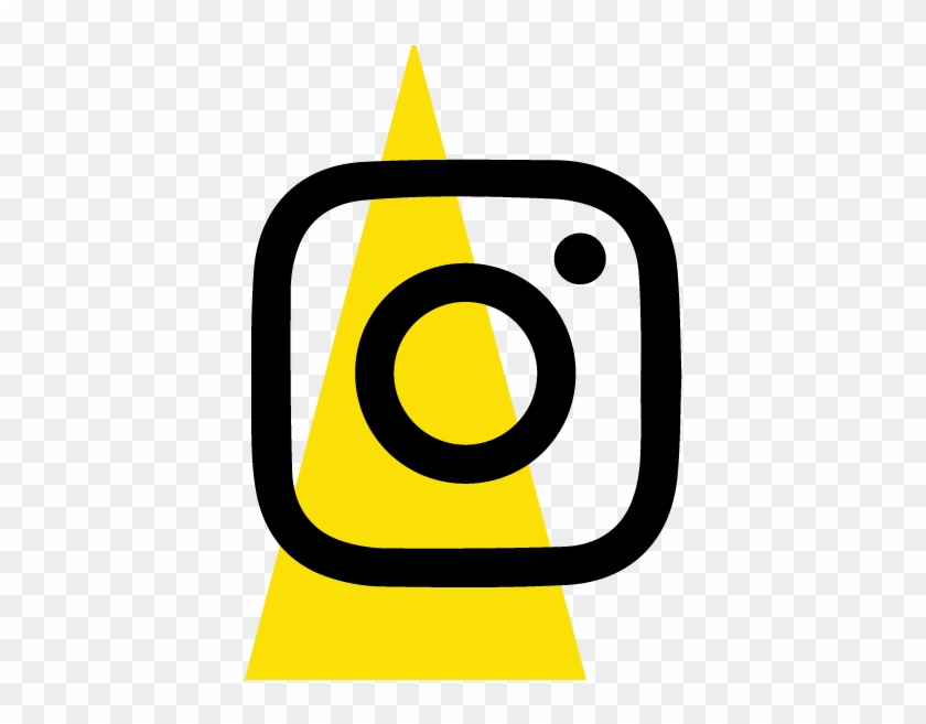 Instagram Icon Avalong Exchange Yellow Triangle Logo - Instagram Yellow Icon Clipart