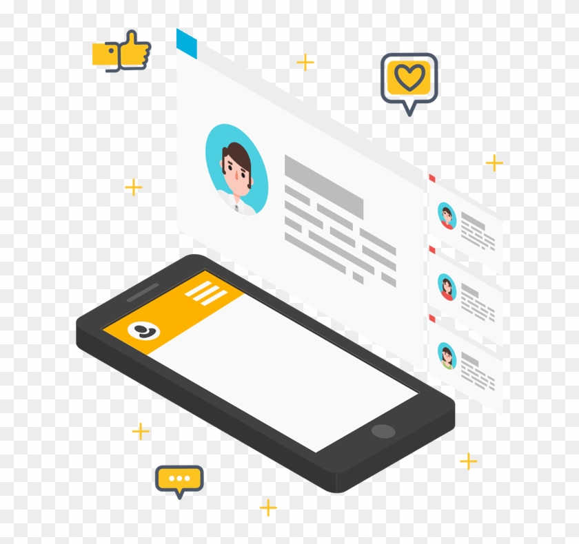 Navegador E Celular No Site Do Postgrain - Celular Com Instagram Clipart