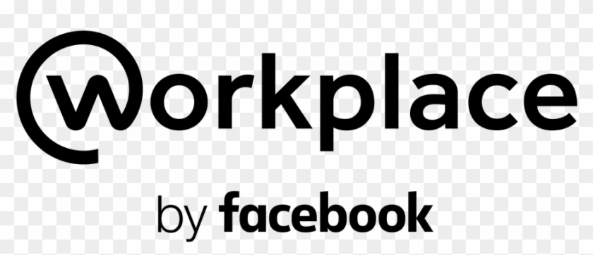 Workplace From Facebook Lock Up Black Png - Workplace By Facebook Logo Clipart