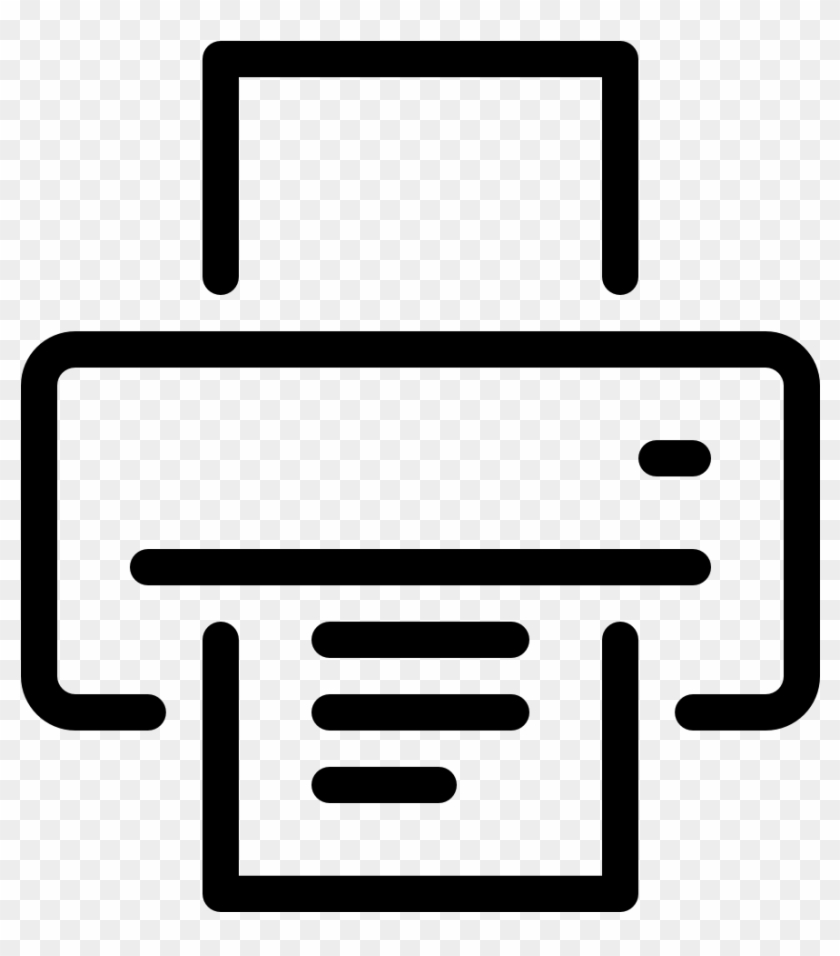 Office Equipment Printer Paper - Office Equipment Icon Clipart