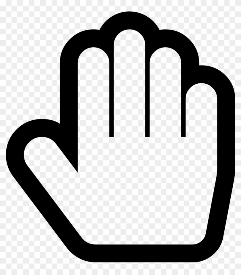 Png File Svg - Hand Stop Icon Png Clipart