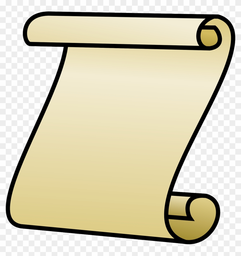 Paper Icon Cliparts - Cartoon Roll Of Paper - Png Download