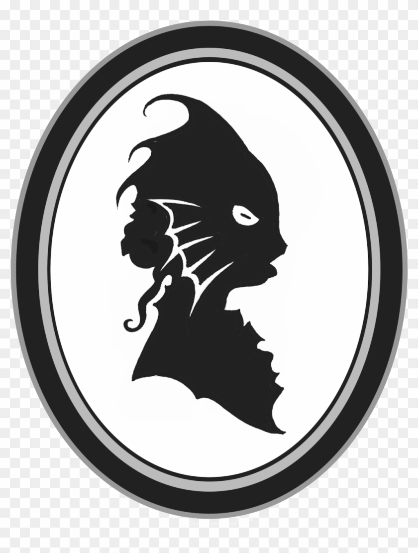 Lady Fish Silhouette Soft Enamel Pin - Lapel Pin Clipart #611960