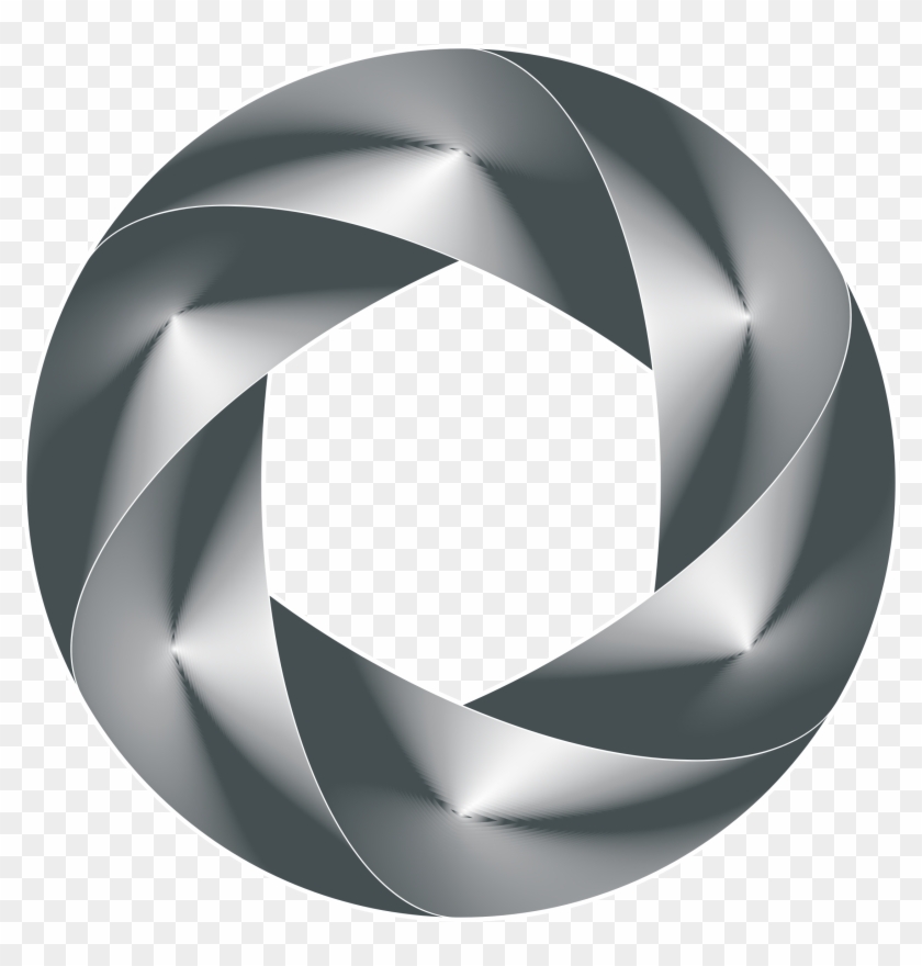 Aperture Camera Silhouette Clipart - Png Download