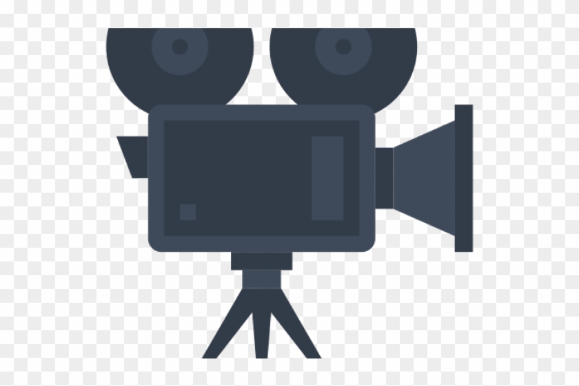Video Camera Clipart Silhouette - Camera De Cinema Emoji - Png Download #612101