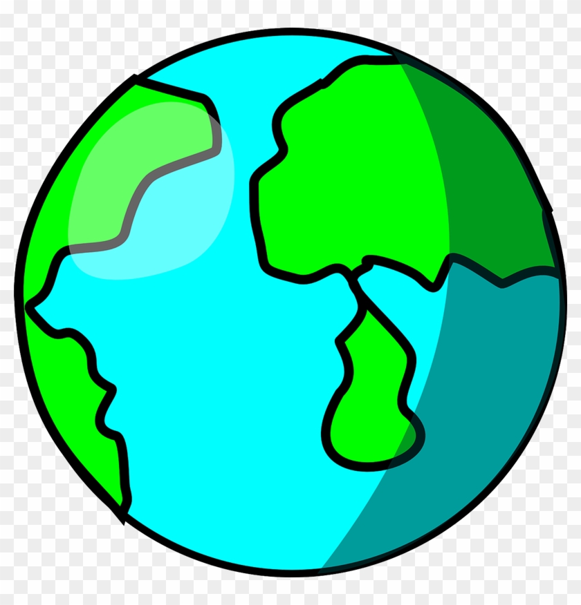 Free Earth And Globe Clipart 4 Clipartix - Earth Clipart Transparent Background - Png Download
