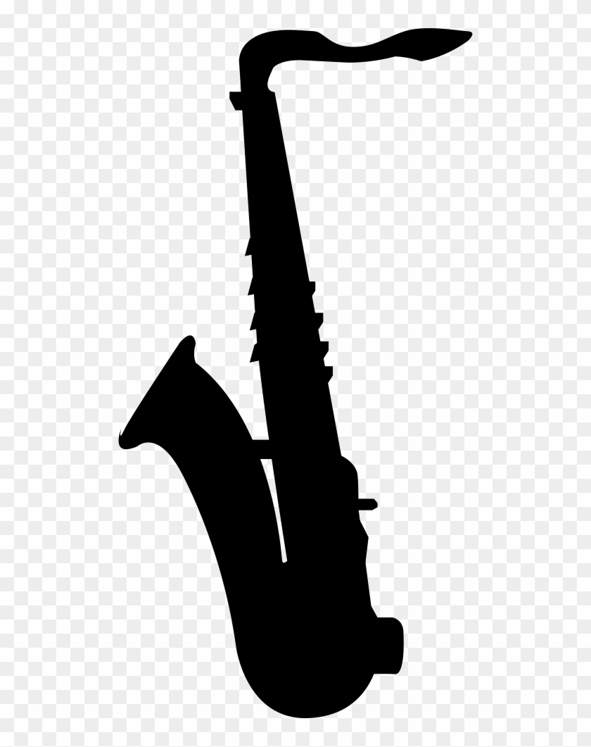 Jazz Svg Png Icon Free Download - Clip Art Saxophone Silhouette Transparent Png