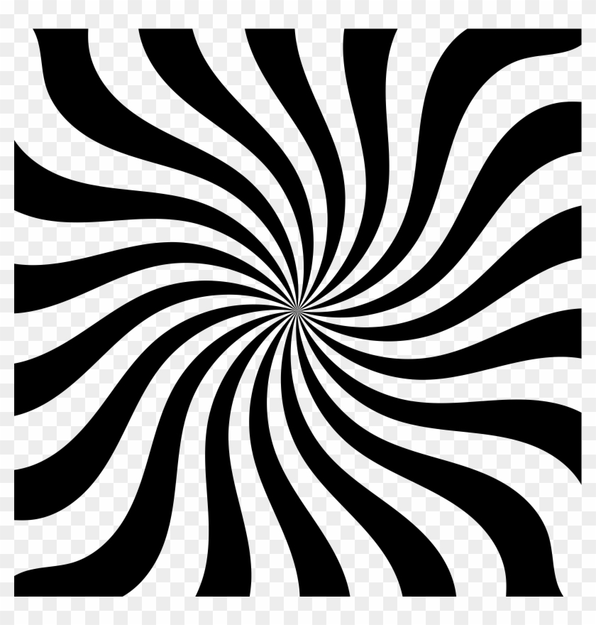 Clipart - Spiral Starburst - Star Burst - Png Download