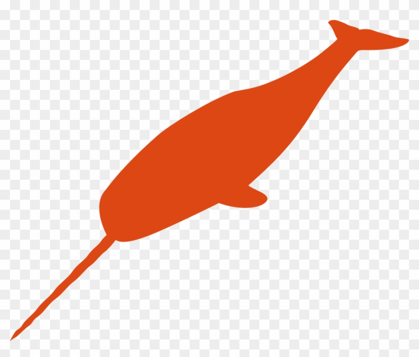 Vector Graphics, - Orange Narwhals Clipart #612482
