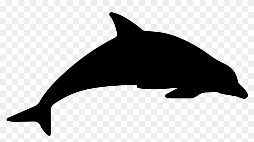 Png File Svg - Animal Silhouette Dolphin Png Clipart