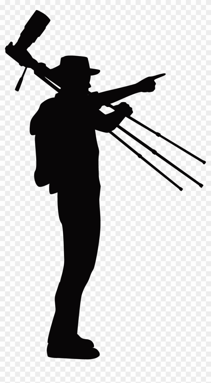 Photographer Silhouette - The Shooting Spot Clipart