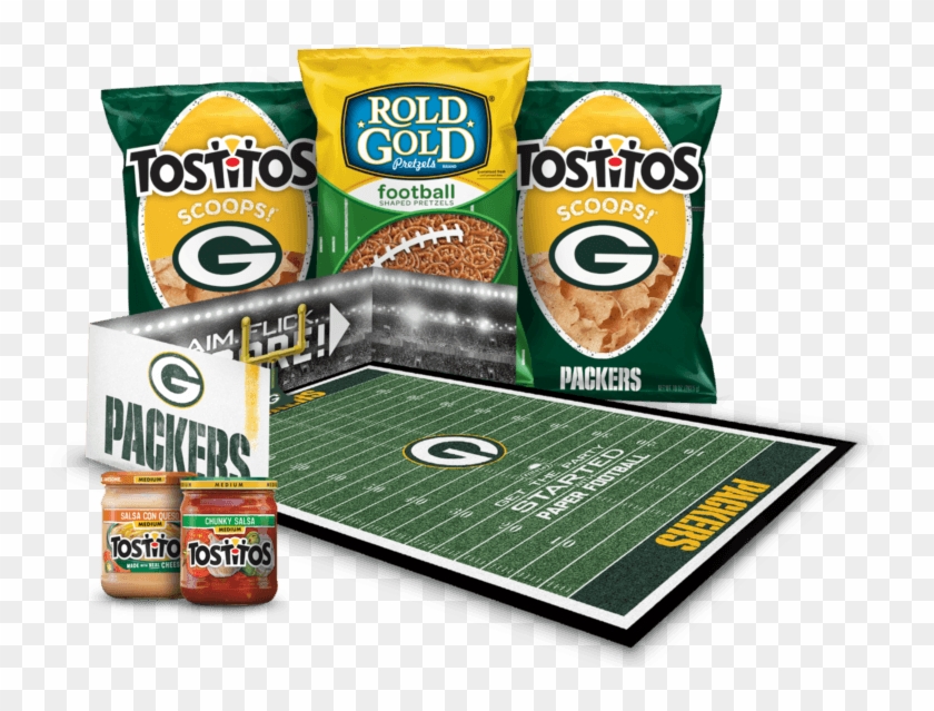 Green Bay Packers Nfl Party Box - Rold Gold Nfl Clipart #612758