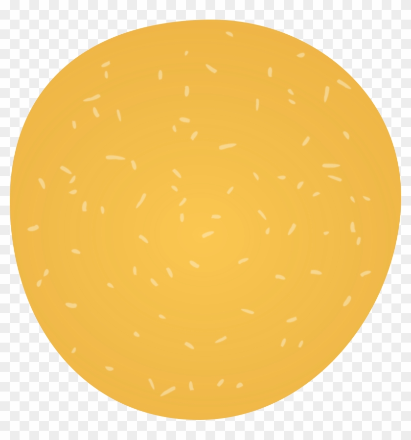This Free Icons Png Design Of Hamburger Bun With Sesame Clipart #612793