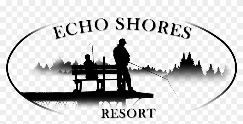 Fishing - Black And White Fishing Graphic Clipart #612820