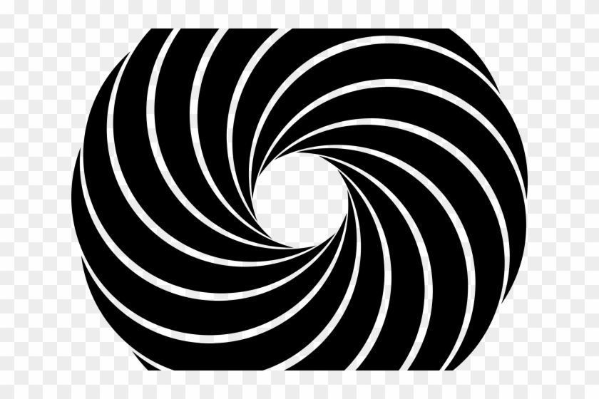 Camera Lens Clipart Silhouette - Spiral - Png Download #613055