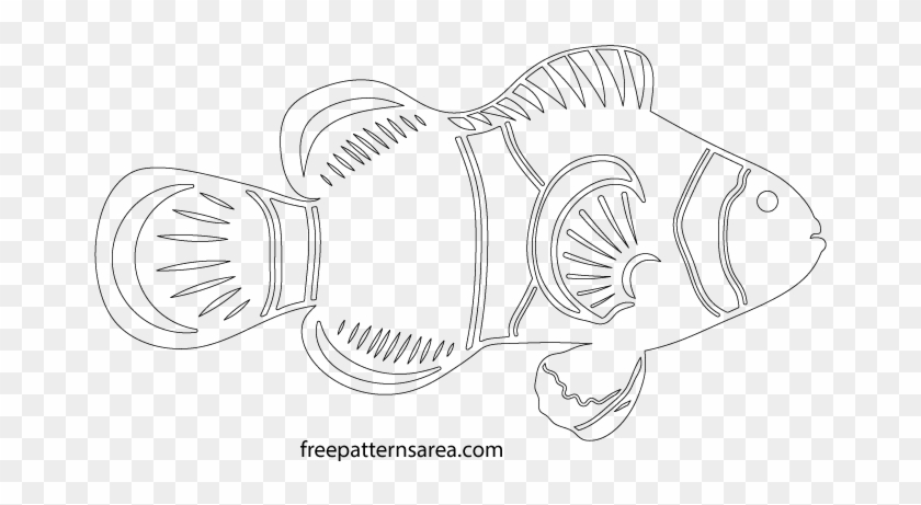 Fish Silhouette Free Eps Vector Art Drawing - Bony-fish Clipart