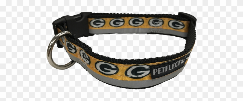 Petflect Green Bay Packers Dog Collar - Belt Clipart